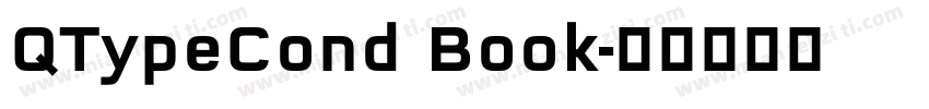 QTypeCond Book字体转换